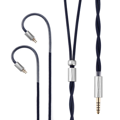 RHYMING DUST Silver-Plated Single-Crystal Copper Earphone Cable