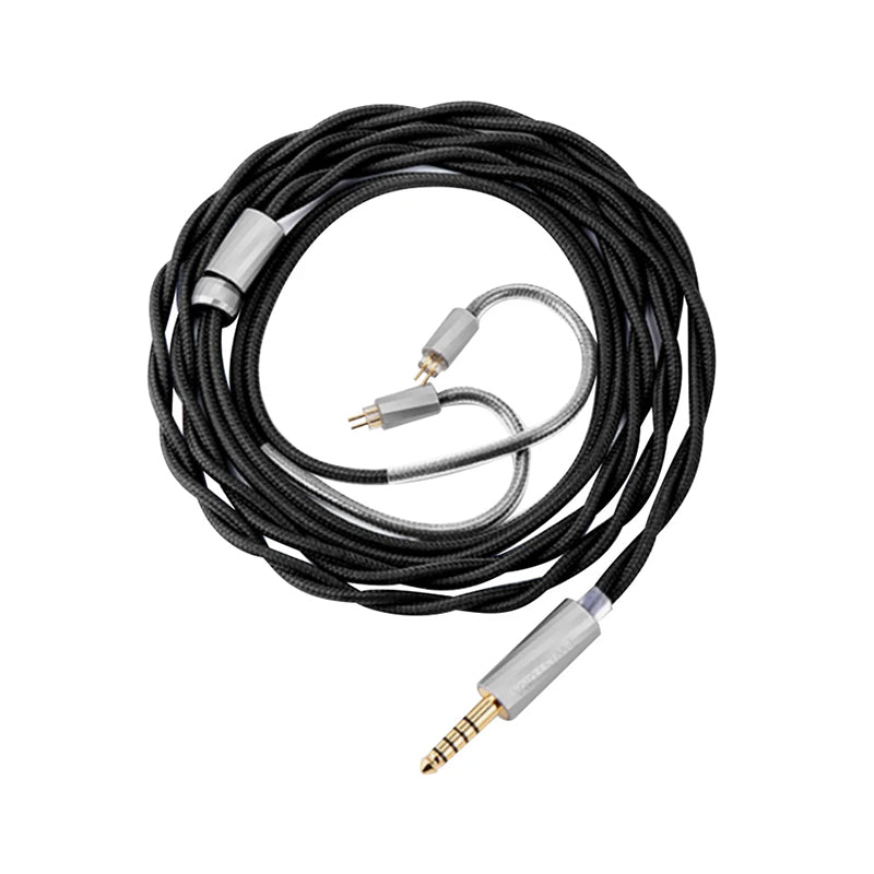 RHYMING DUST Silver-Plated Single-Crystal Copper Earphone Cable