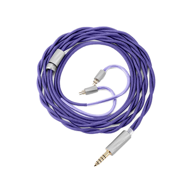 RHYMING DUST Silver-Plated Single-Crystal Copper Earphone Cable